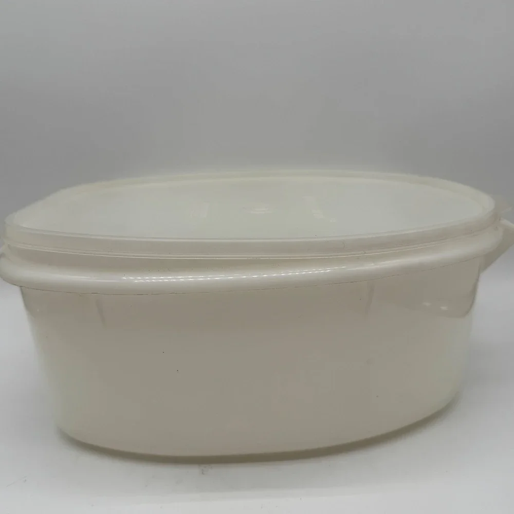 Vintage Tupperware Flavor Saver Roast Ham Keeper 3 Pc Container Insert Lid 487
